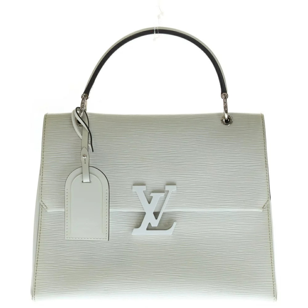 LOUIS VUITTON Grenelle Epi Leather Hand Shoulder Bag White
